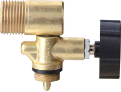 Jednocestný ventil s výstupom do boku Jednocestný ventil s výstupom do boku