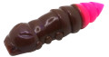 Gumen aromatizovan nstrahy Pupa 38mm- 8ks Earthworm / Hot Pink