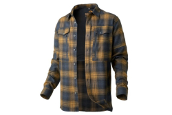 Košeľa s dlhým rukávom Ezmar All Year žlto-šedá Košeľa s dlhým rukávom Ezmar All Year žlto-šedá