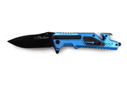 Nôž skladací Obsidian modrý 22cm + podpaľovač Nôž skladací Obsidian modrý 22cm + podpaľovač